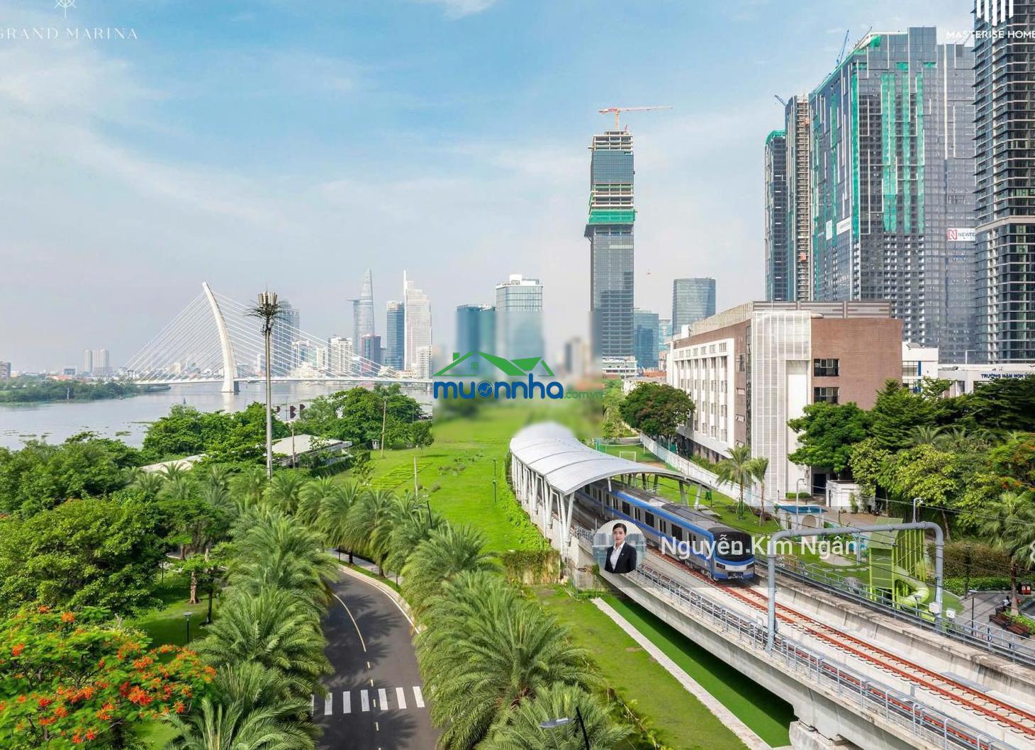 Kim ngân grand marina: cho thuê căn 1pn 38tr/tháng free phí quản lý tại grand marina saigon - 4
