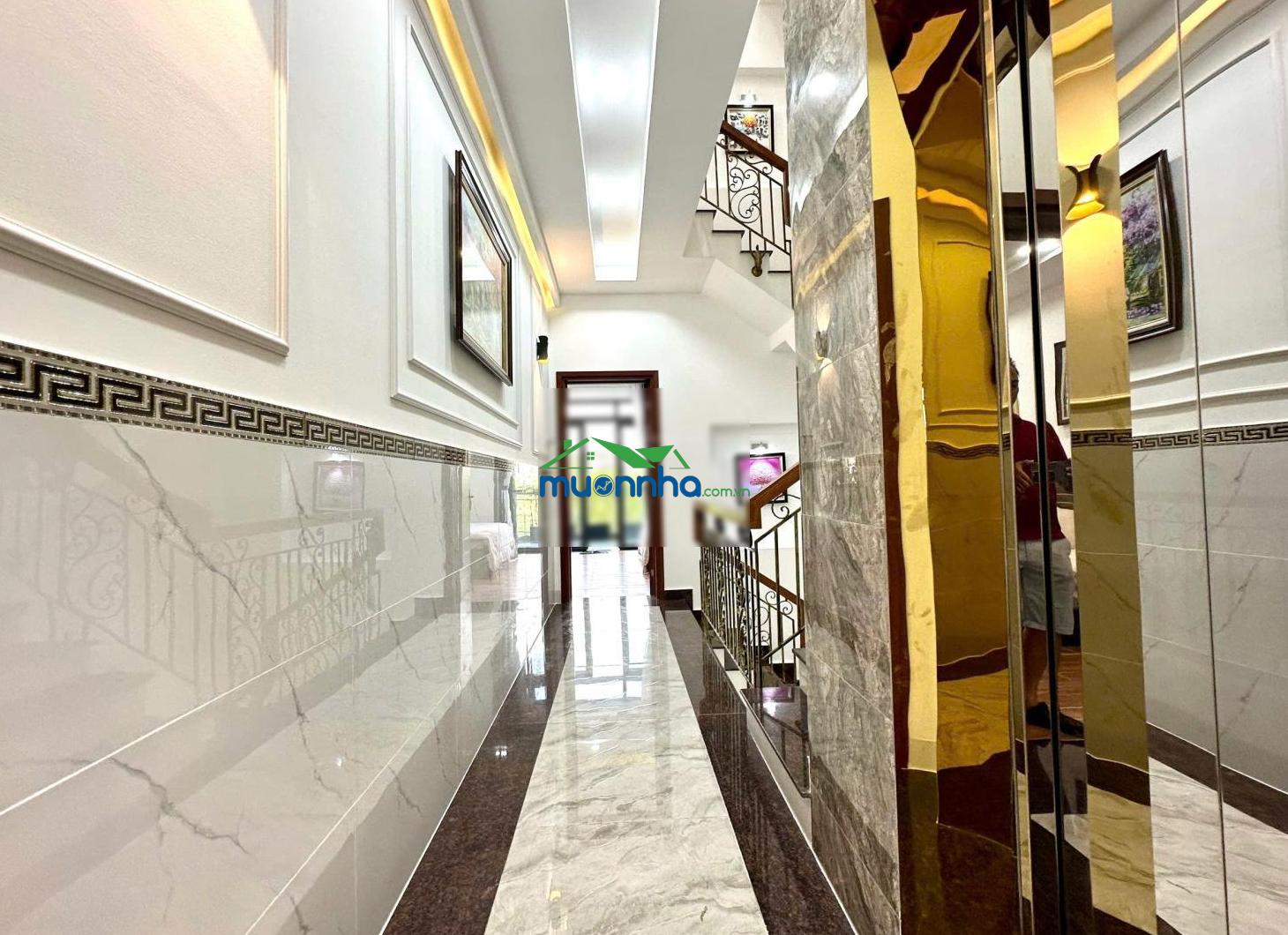 Nhà phố 4 tầng có thang máy huỳnh tấn phát nhà bè - 3