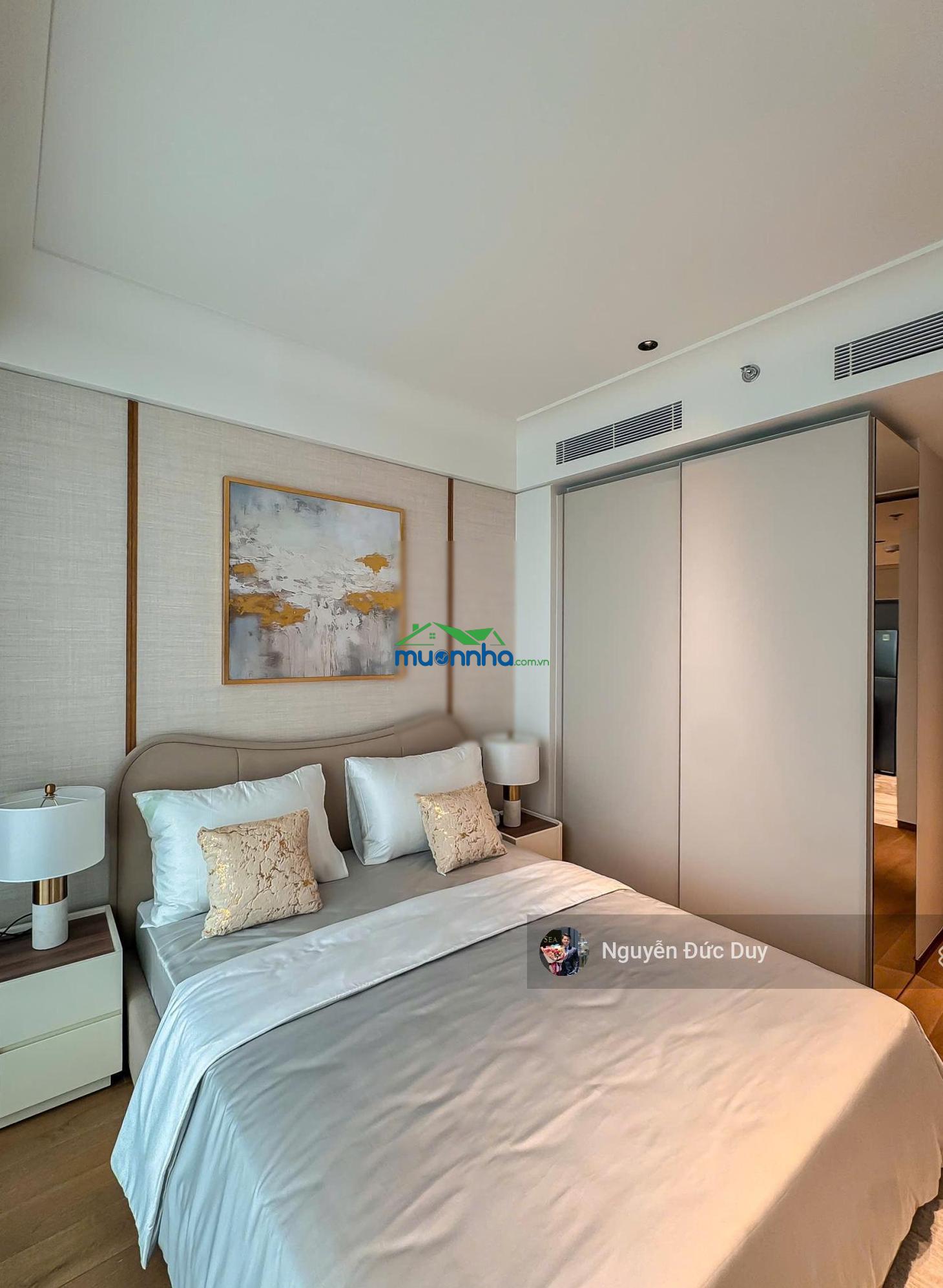 Giá 95tr/tháng căn 2pn - 2wc góc lầu cao 93m2 full nội thất view trực diện cầu ba son, pháo hoa