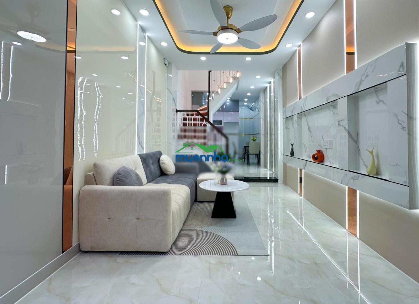 Nhà hẻm xe hơi, gần metro 2, tặng nội thất cao cấp - 2