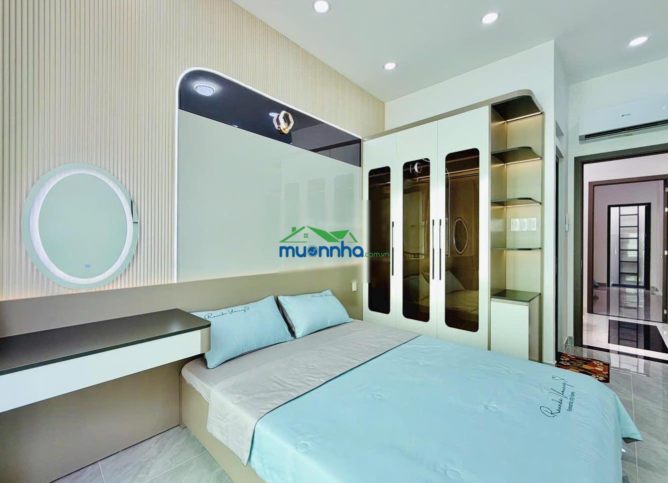 Nhà mới chính chủ can bán gấp dt ngang 3m nở hậu 3,7 m dài 13 trệt lầu gồm 3 pn 3wc, 5 tỷ 280 tr - 2