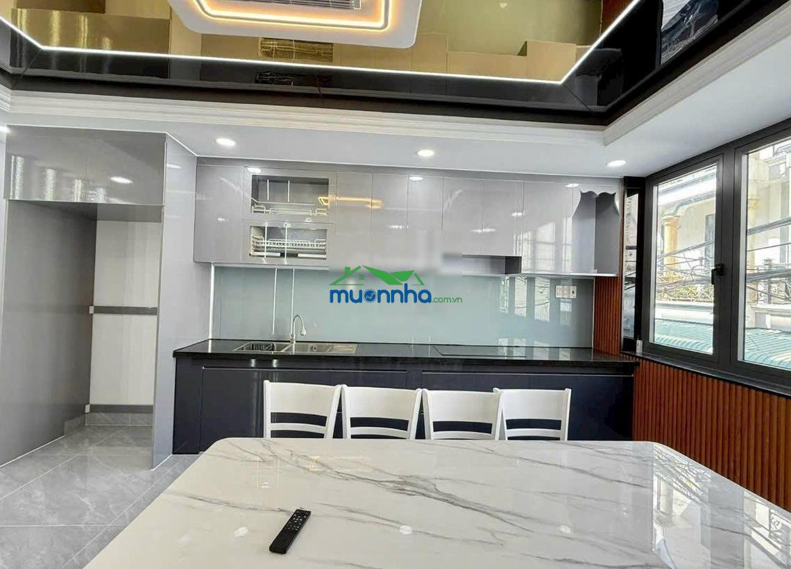 Bán nhà xây mới 4m x15m.xây 1 lửng 3 lầu, hẻm 7m thông lê thị riêng, phường thới an. q12 - 4