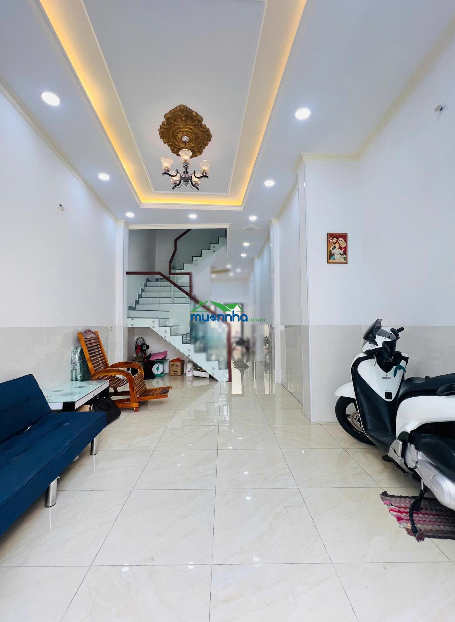 Nhà 4 tầng btct hậu giang quận 6, góc 3 mặt thoáng, cách mặt tiền 10m, 55.8m2, 4pn, ở ngay, 6.5 tỷ