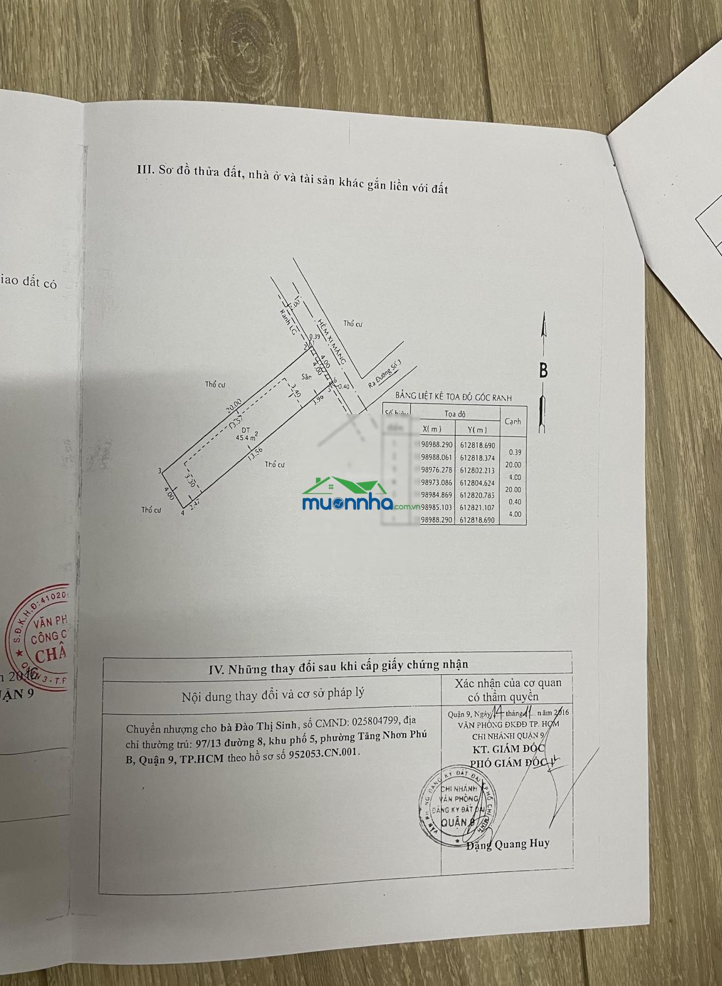 Bán dãy trọ 2 tầng hxh đường số 3 gần ngã 4 thủ đức - 3