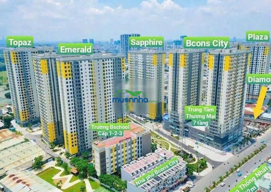 Rẻ nhất khu căn hộ bcons city, căn góc 2pn 2wc chỉ 5.8 triệu/tháng, 5 phút ra ga metro