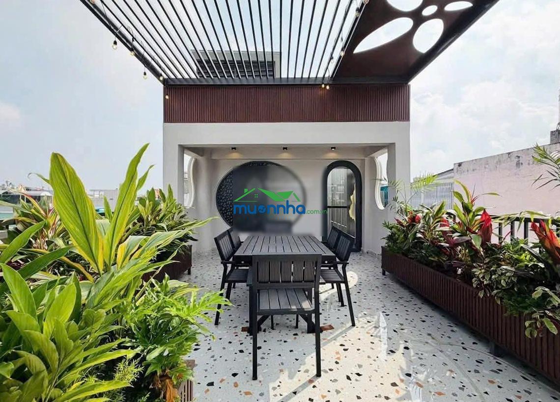 Siêu phẩm nhà mới đường hoàng hoa thám, bình thạnh - giá: 5,82 tỷ/77,4m2 (4,5x17,2m) - thuê 22tr/th - 4