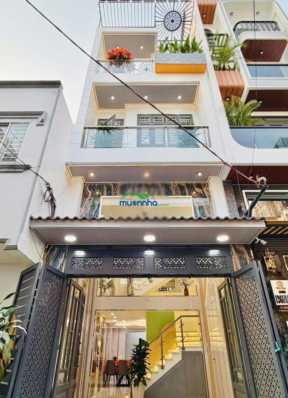 Gần đại học công nghiệp. nhà 48m² hẻm 5m lê lợi, gò vấp. giá 2 tỷ 350, xây 1 trệt 3 lầu, sổ riêng - 3