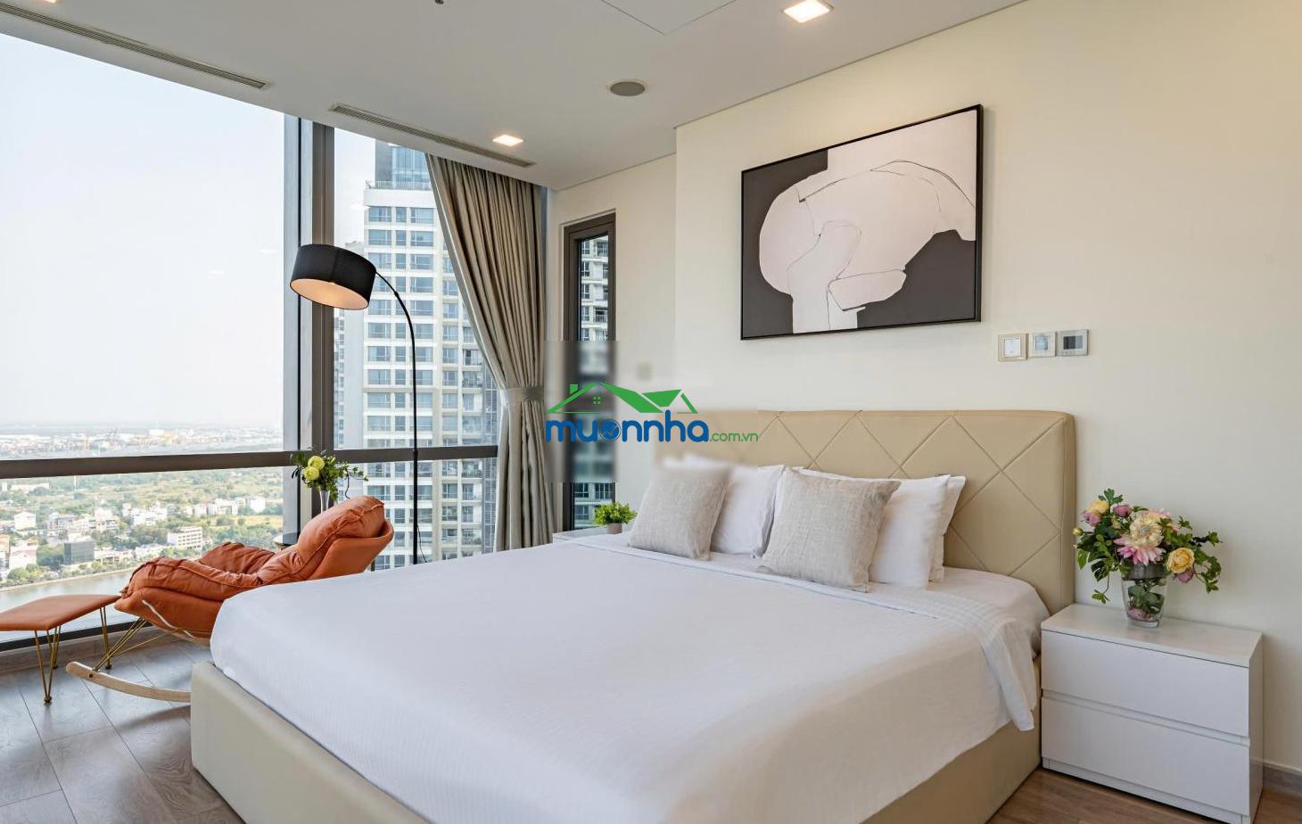 Cho thuê 4pn vòng cung vinhomes toà the landmark 81, giá 75tr dt 172m² full nội thất, lh 0397 383 *** - 2