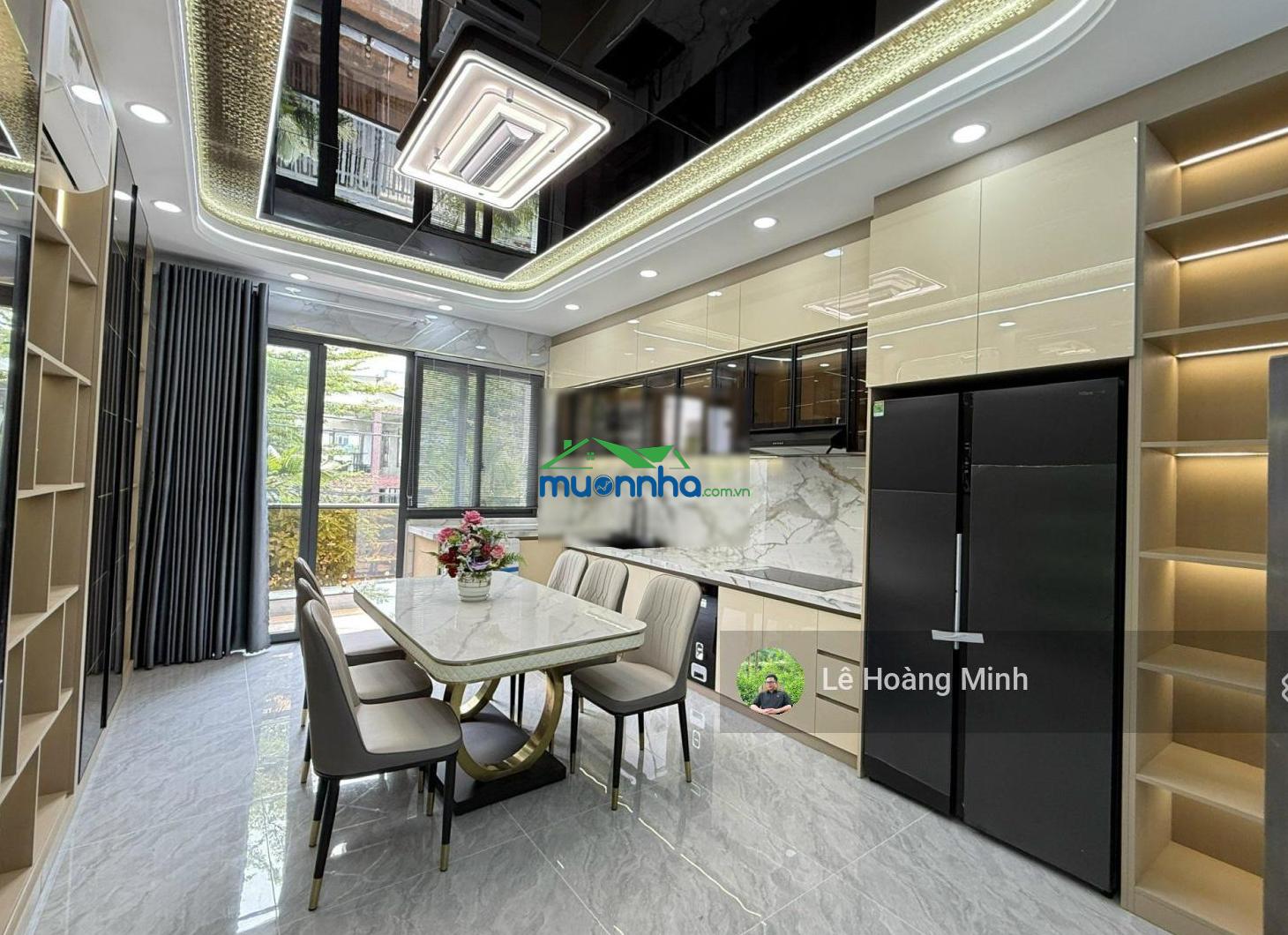 Siêu phẩm 4m x 20m. 4 tầng có thang máy hẻm 8m thông 1/ thạnh xuân 33 - 4