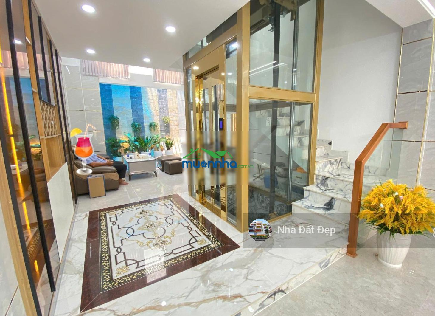 Nhà mới có thang máy full nội thất 4,5x14m, đúc 5 tấm hẻm 8m đường hương lộ 2 thông qua lê văn quới - 4