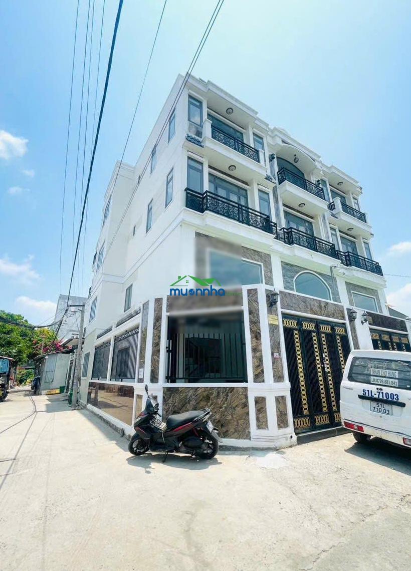 N078 - nhà mới 4 tầng - lửng hẻm xe hơi tới nhà - giá rẻ - 4