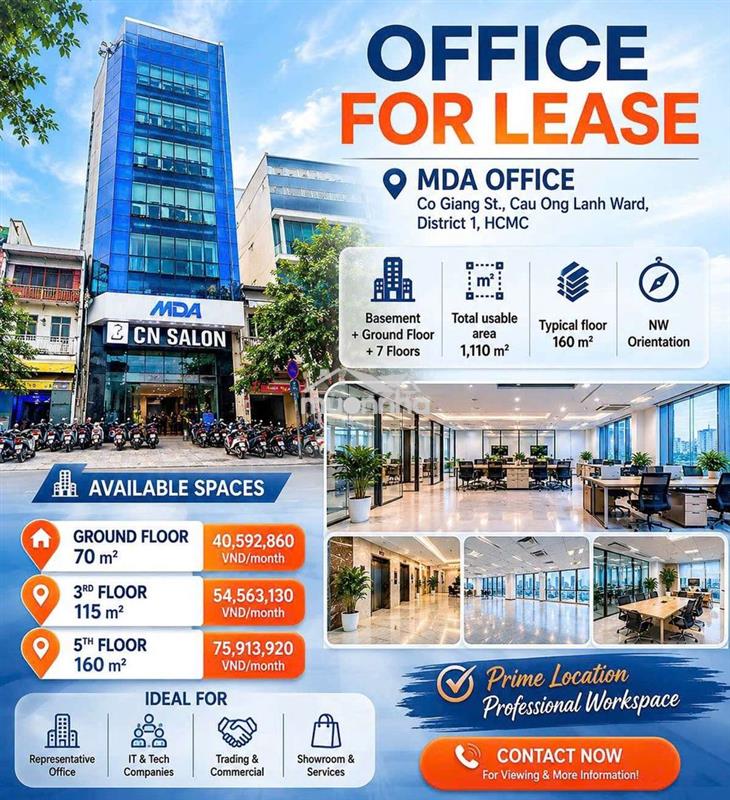 🏢 Office for lease | cbd location | flexible sizes from 70m² – 160m²