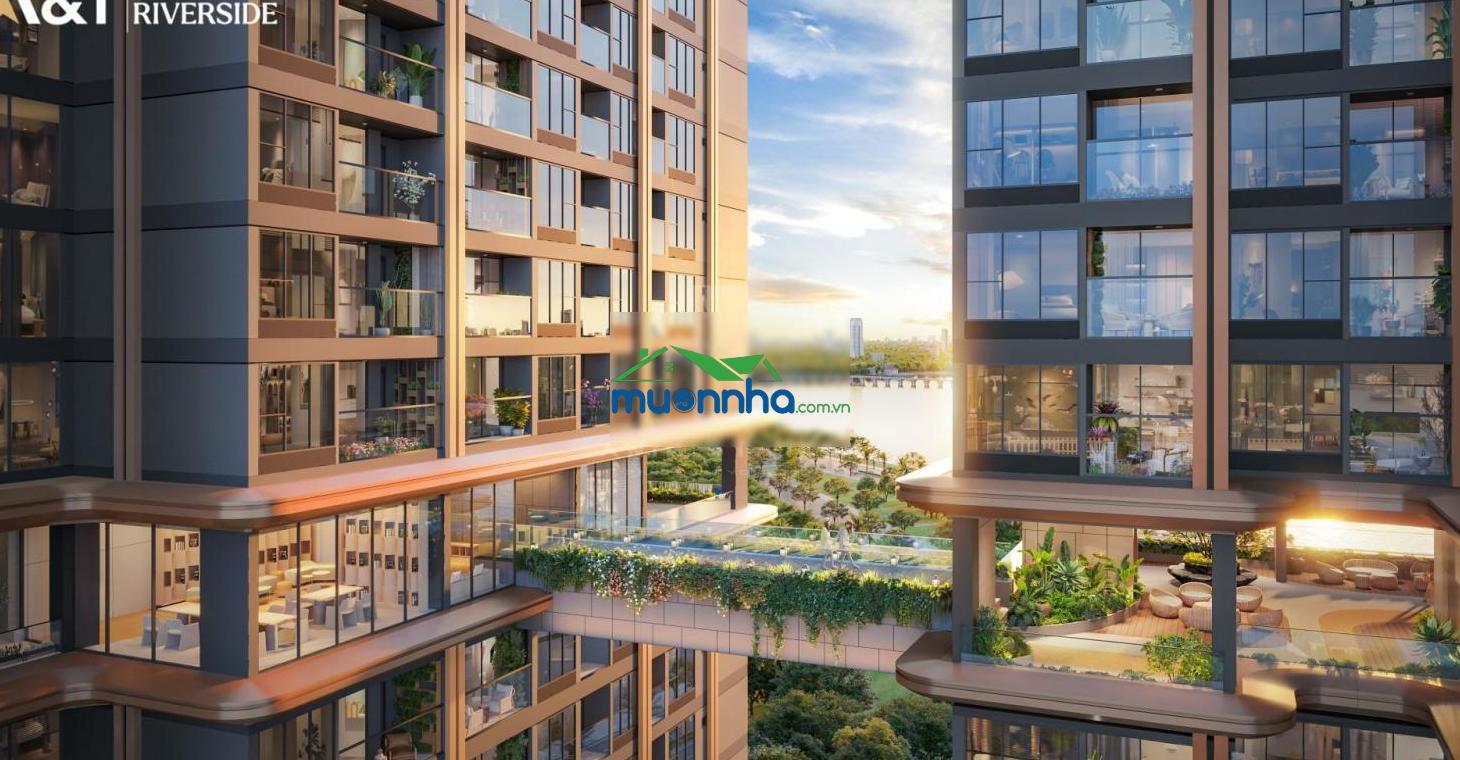 Căn hộ a&t saigon riverside mặt tiền sông sài gòn, 2pn2wc 60m2 giá 3.4 tỷ (100%) - 2