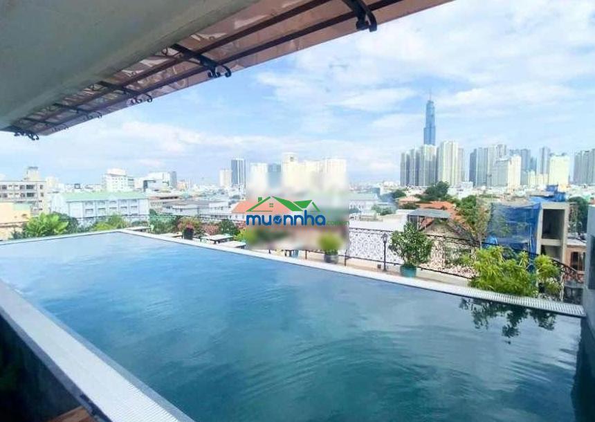 Bán toà chdv 25 phòng cao cấp 280m2 yên living 78 tỷ ngang 18m góc 2 mt điện biên phủ q. bình thạnh - 3