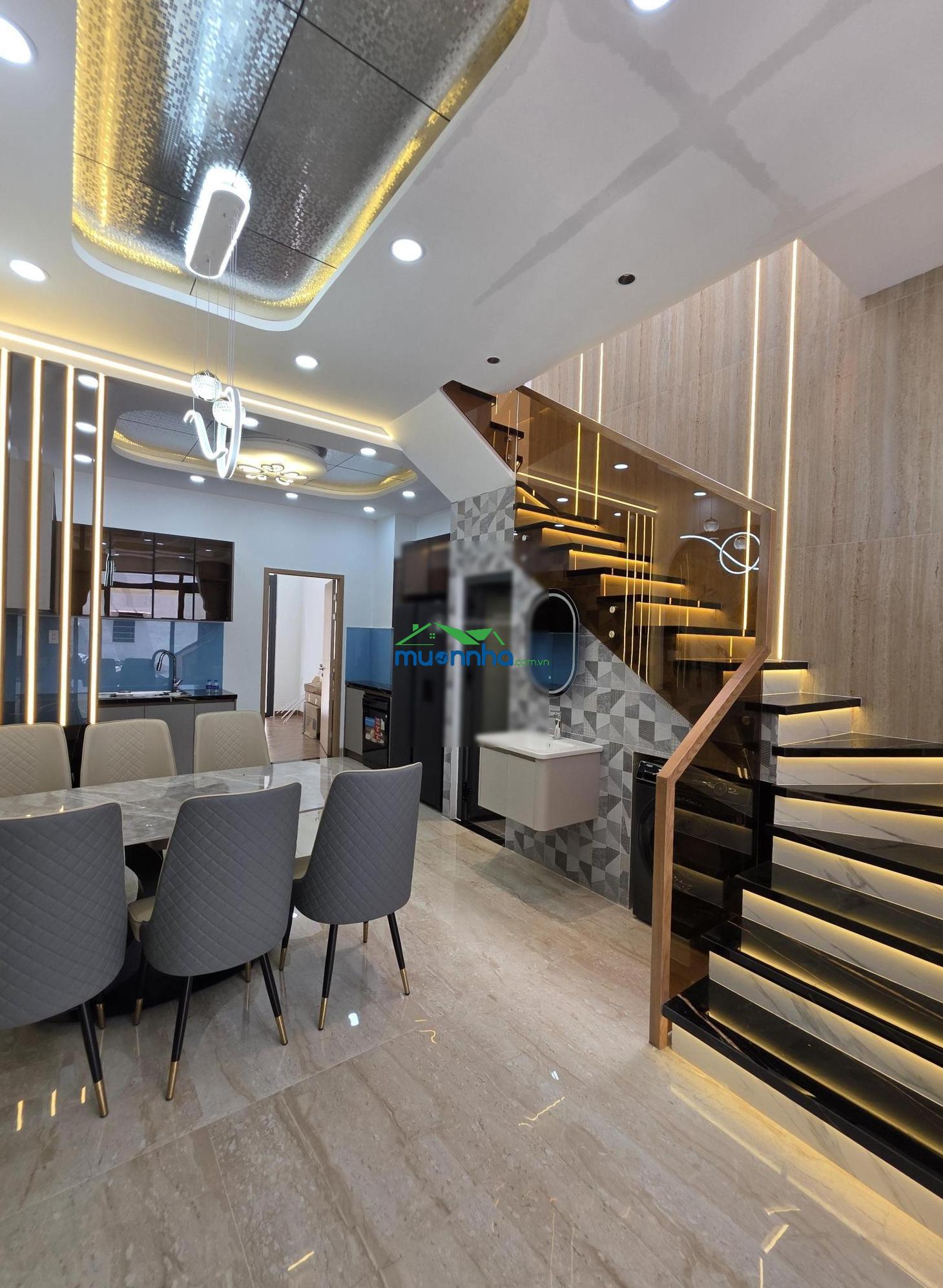 Nhà 4m x 16.5m 2 tầng full nội thất sát mặt tiền khuông việt giáp quận 11 - 3