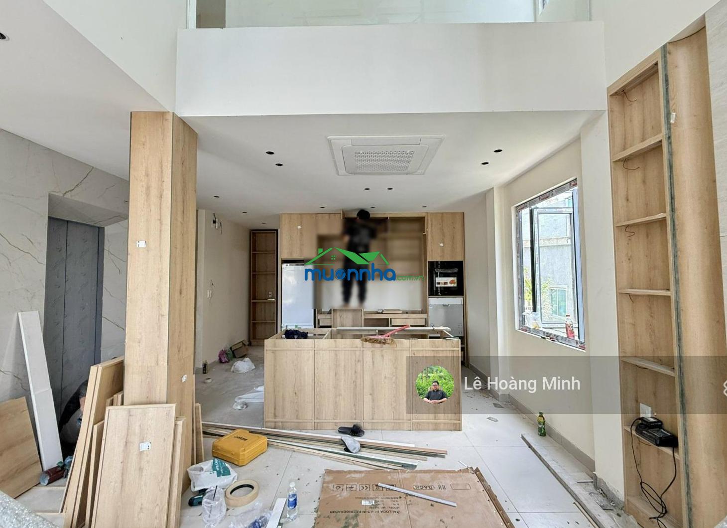 Villa mini ngang 7,5m xây 4 tầng có thang máy góc 2mt hẻm đường hiệp thành 45 - 2