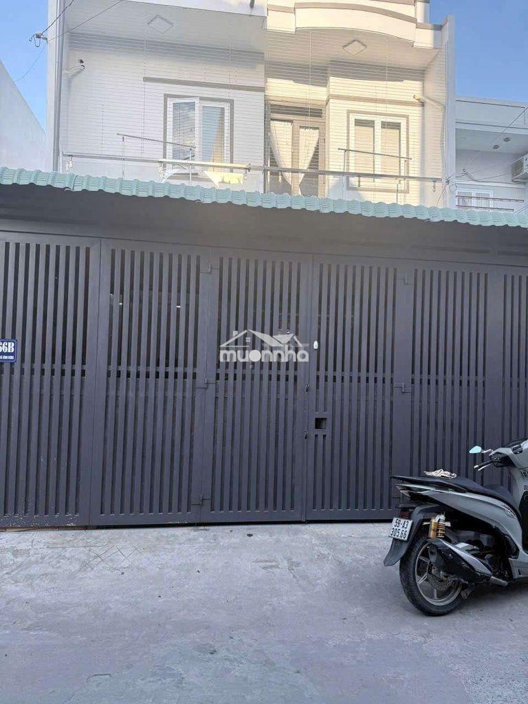 Cho thuê nhà có nội thất hẽm xe hơi đường tân liêm gần chợ phú lạc 