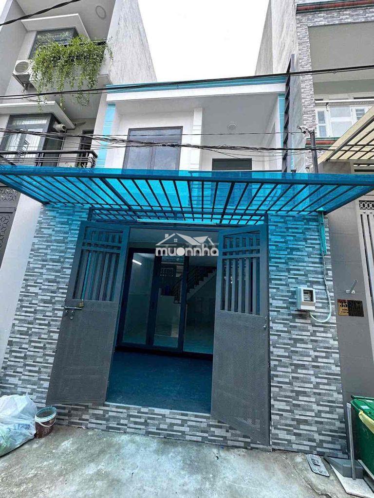 Cho thuê nhà mới xây tân thới hiệp q12 sát gv 8,5tr gần cầu vượt tth