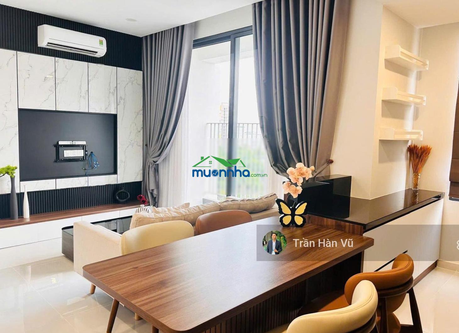 Cho thuê căn hộ 2pn góc rộng full nội thất xịn chỉ 11 triệu cc the emerald golf view - 2