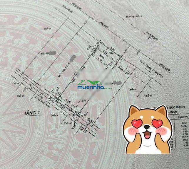 Hiếm p6. dương quảng hàm dt: 5,8x16,3 cn 95m nhà c4 còn tốt được xây 6 tầng chỉ 9,9 tỷ - 4