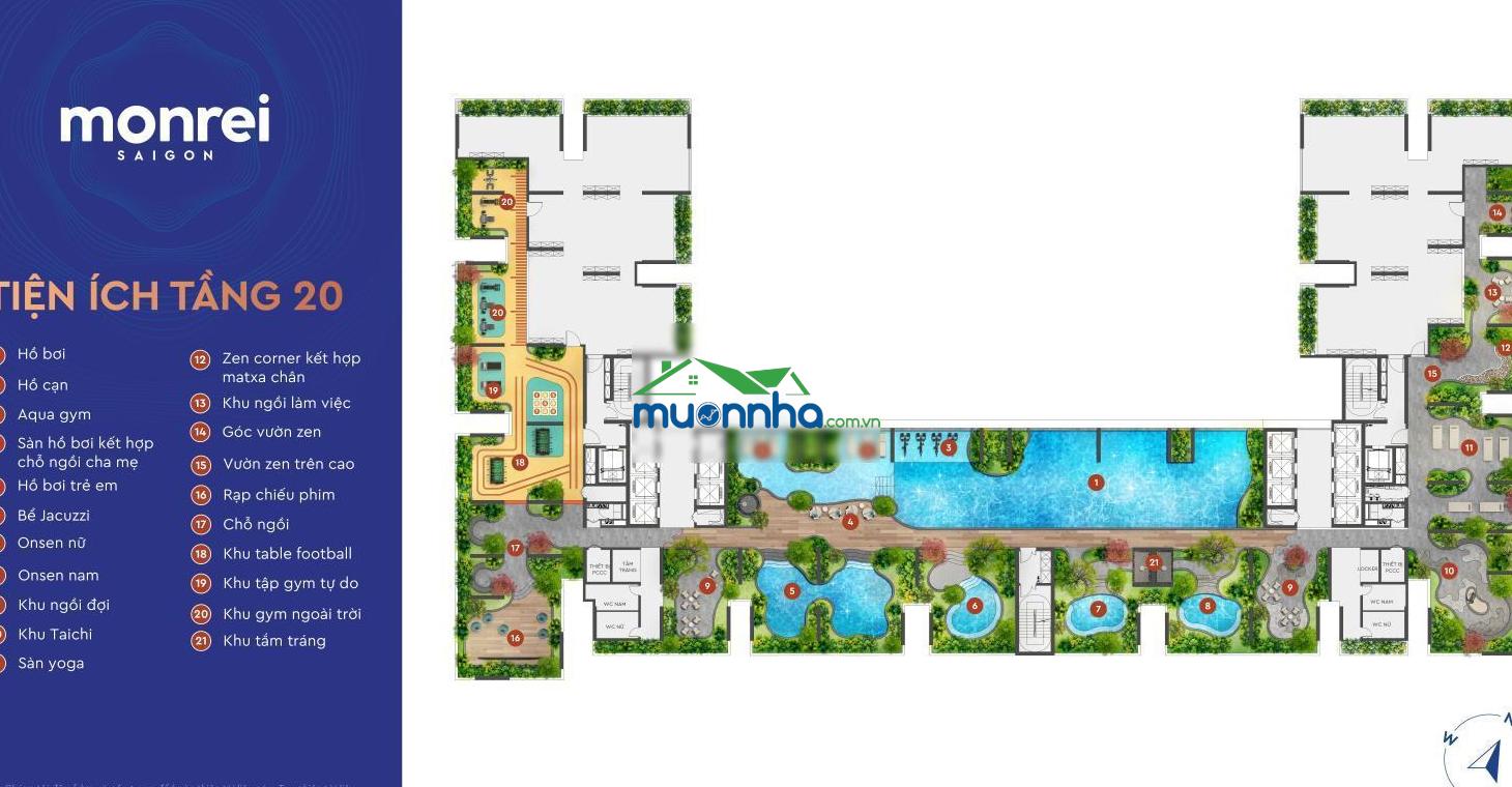 3pn tầng trung monrei saigon, 4,1 tỷ cho không gian mà cả gia đình đều muốn trở về