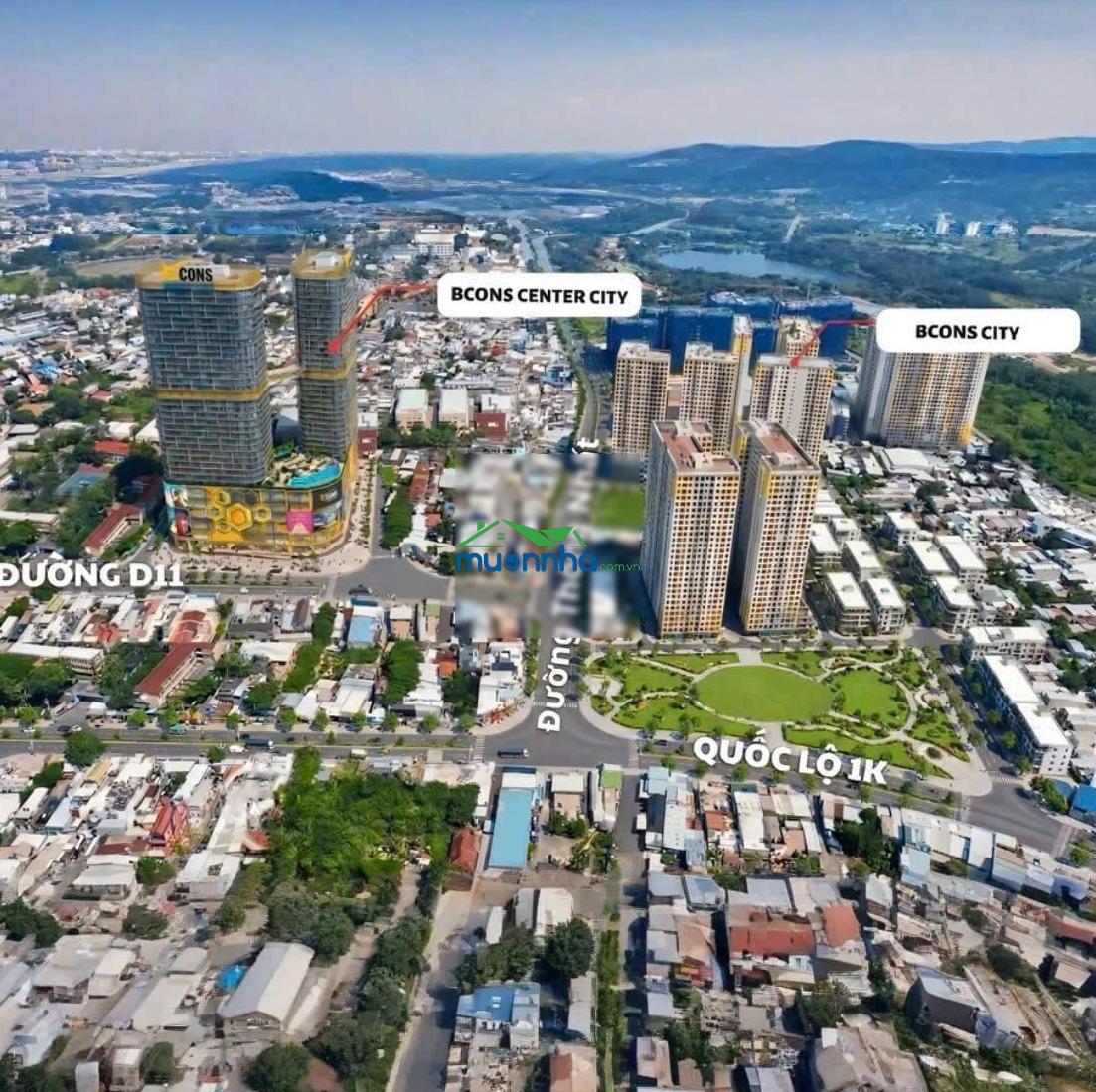 Hàng hiếm tại làng đại học bcons center city, 2,999 tỷ, 55m2, 2pn, 2wc, nội thất cao cấp cơ bản - 2