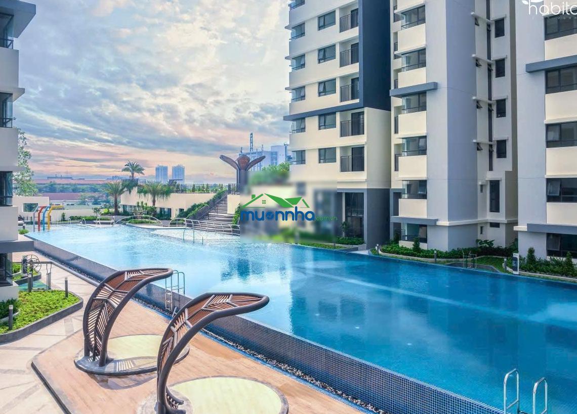 84m² cho thuê 2pn+2wc habitat - căn rộng nhất, view mát - full nội thất 12tr (bao phí) - 2
