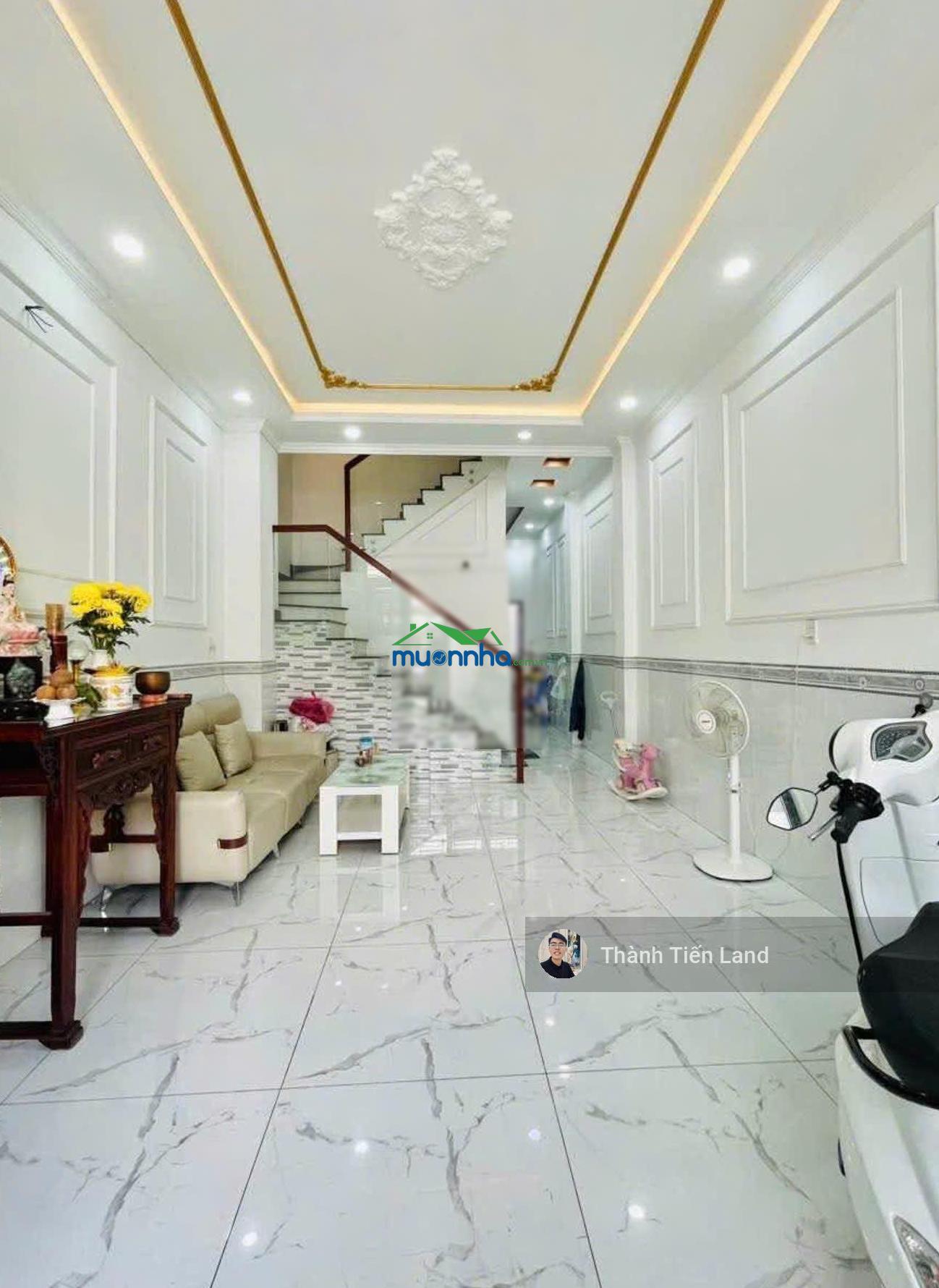 Bán nhà 1 trệt 3 lầu, hxt lê văn quới, bình tân. gần ngã tư bốn xã, nhà trống, ở được ngay - 4