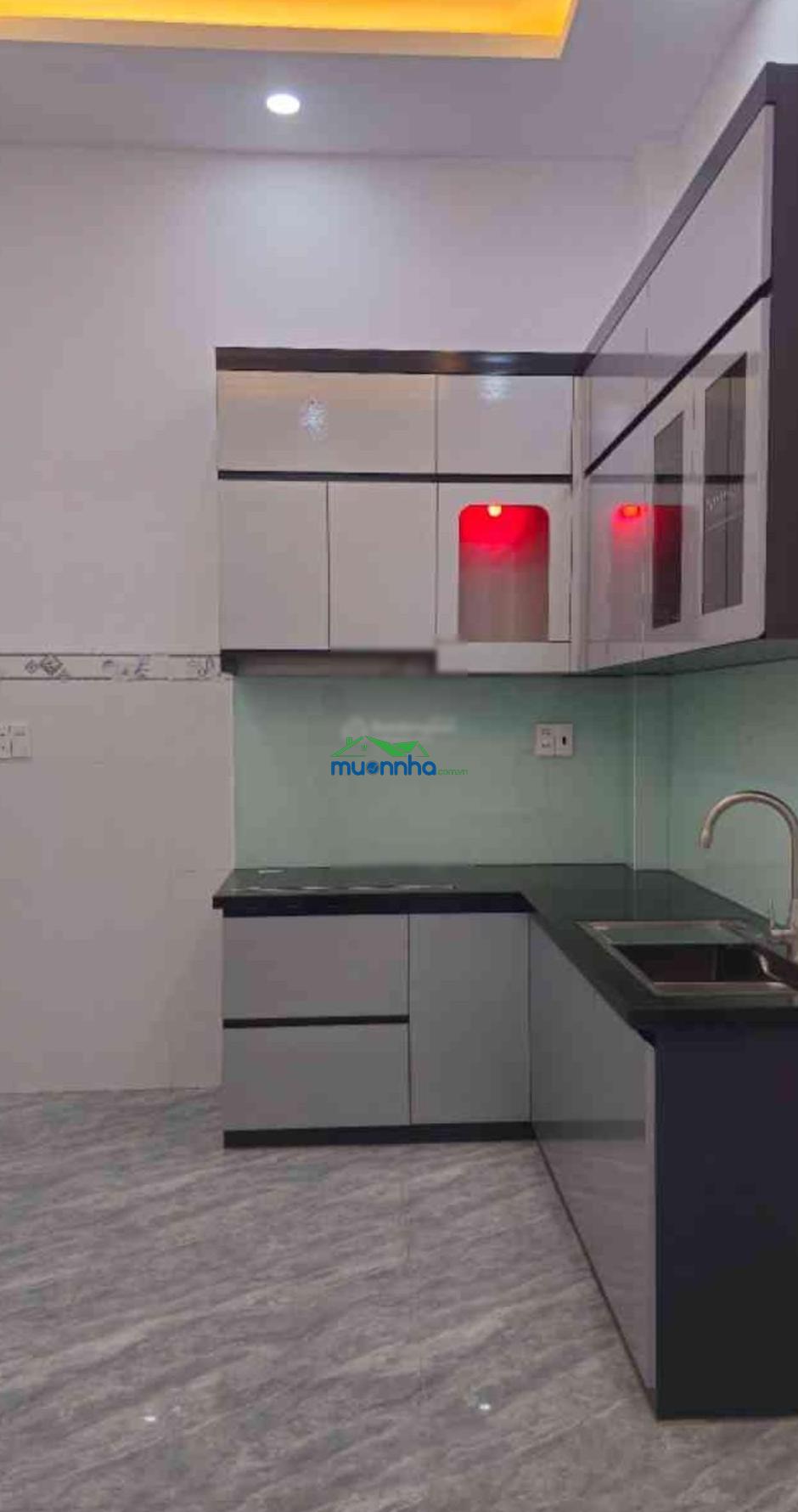 Nhà đẹp 4 tầng, hẻm xe hơi 6m sát mặt tiền, dt (4,5x12)m, liên khu 5 - 6, giá 5,25 tỷ còn tl - 4