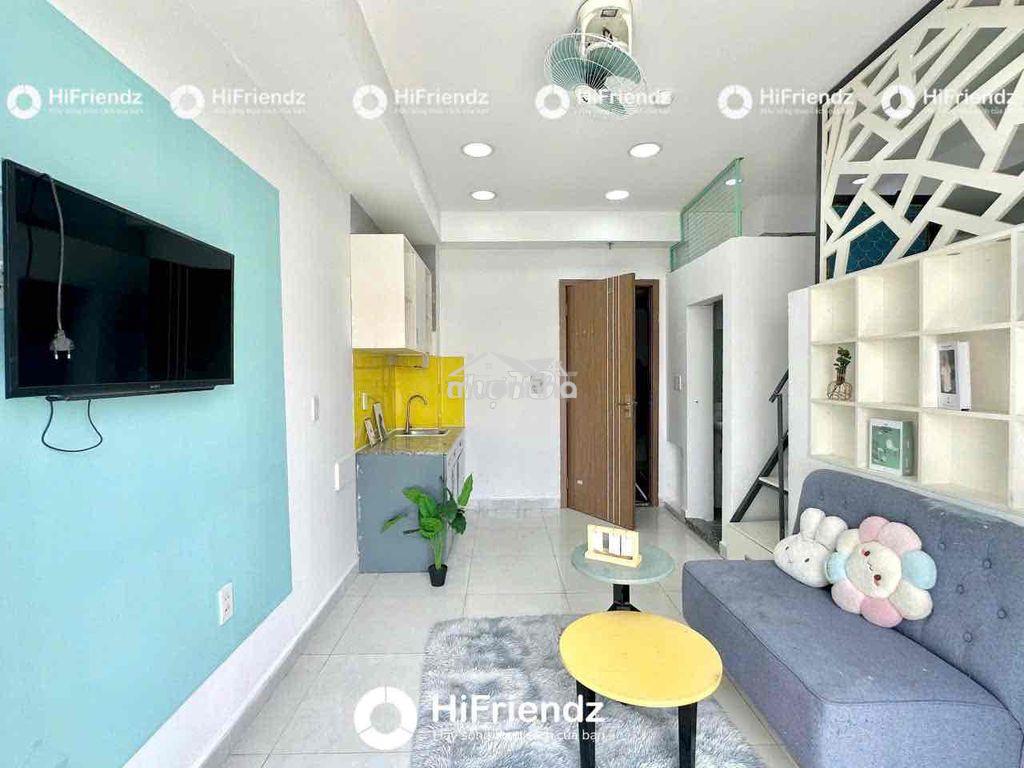 Cho thuê căn hộ duplex ban công siêu đẹp ngay gần lê trọng tấn - 2