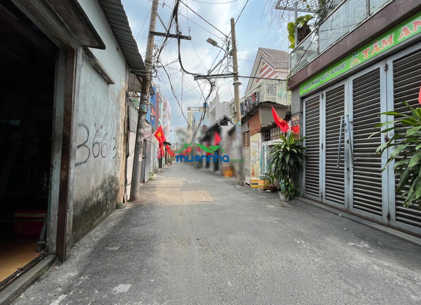 Nhà hẻm xe hơi thông 5m đường gò dầu, 1 lầu, dt: 4x15m, hướng đông, giá: 6.2 tỷ tl - 2