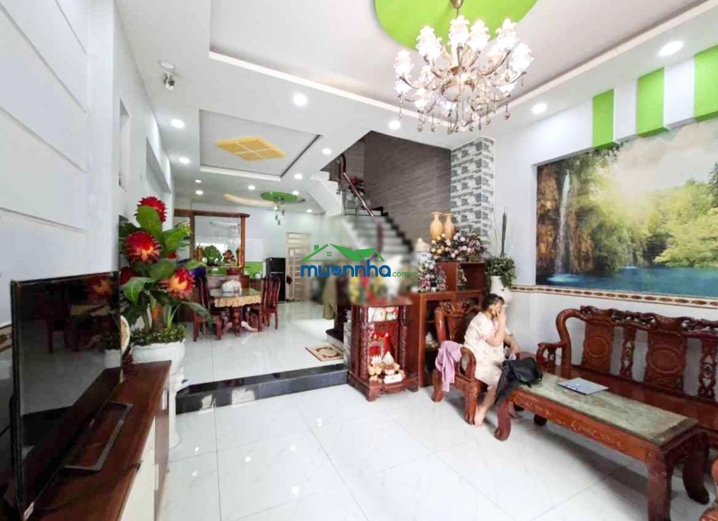 Nhà 4 tầng (5x17m) nhỉnh 9 tỷ hẻm xe tải thông lê đức thọ, gò vấp + sát bờ kênh tham lương