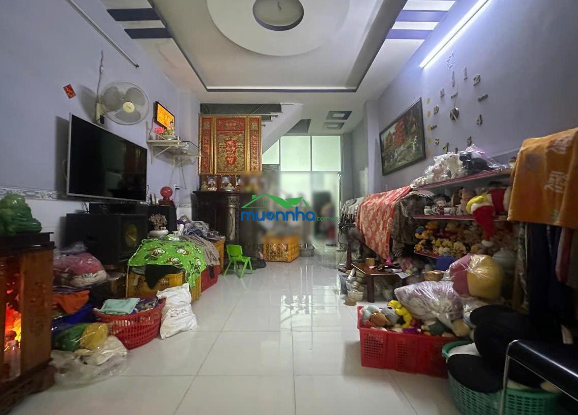 Bán nhà hẻm xe tải phường 16 quận 8, diện tích 71,4m², 1 trệt 1 lầu +sth, 2pn 3wc, shr hiện hữu