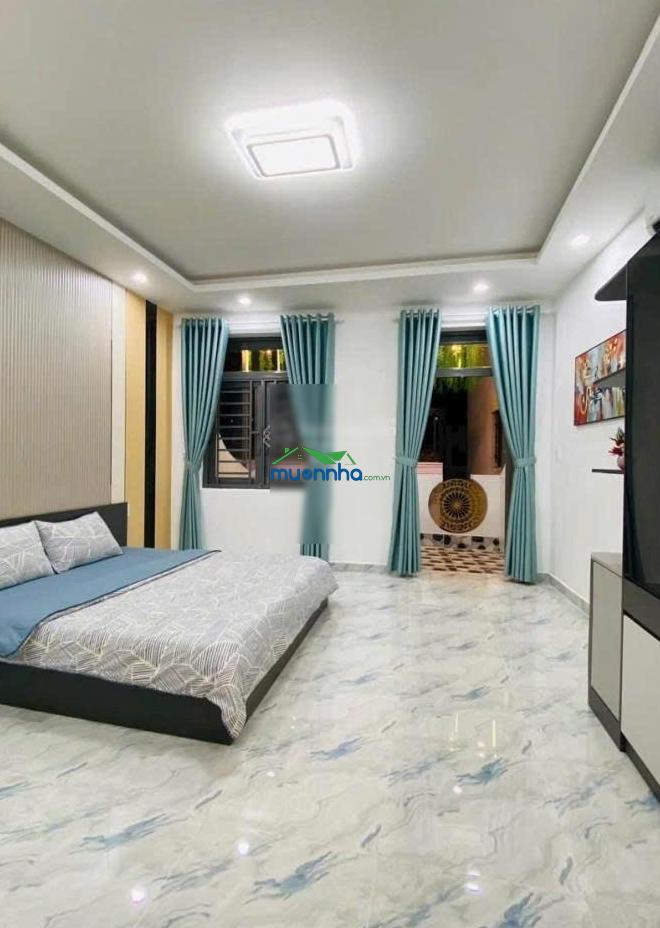 Mua ở quá ngon | 57m² 4 tầng 4 phòng ngủ | ngang 4.4m dài 13m nở hậu 5m sổ mới hoàn công đủ - 3
