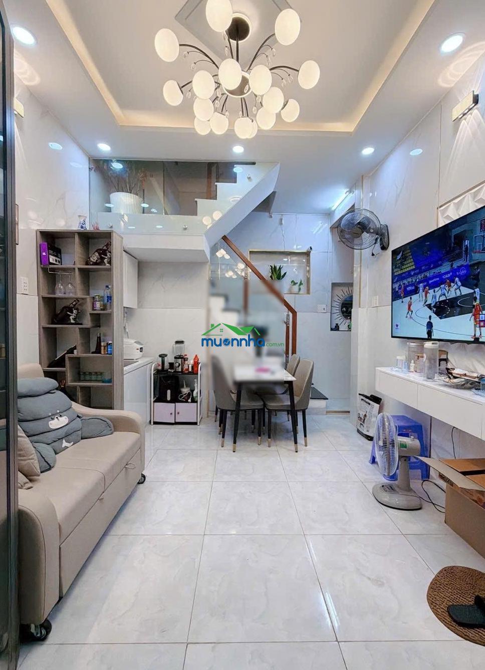 Nhà quận 3 - nhà mới trần văn đang - 4x5 - 4 tầng - 2 pn master - 3 wc - sân thượng - chỉ 3.95 t