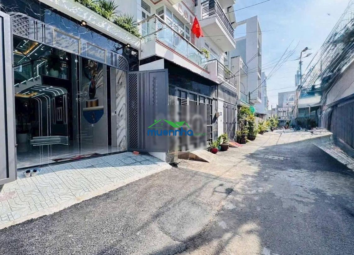 Bán nhà phố đẹp 4,5m x15m. xây 1 lửng 3 lầu hẻm 7m cách lê văn khương 70m. phường thới an. q12 - 3