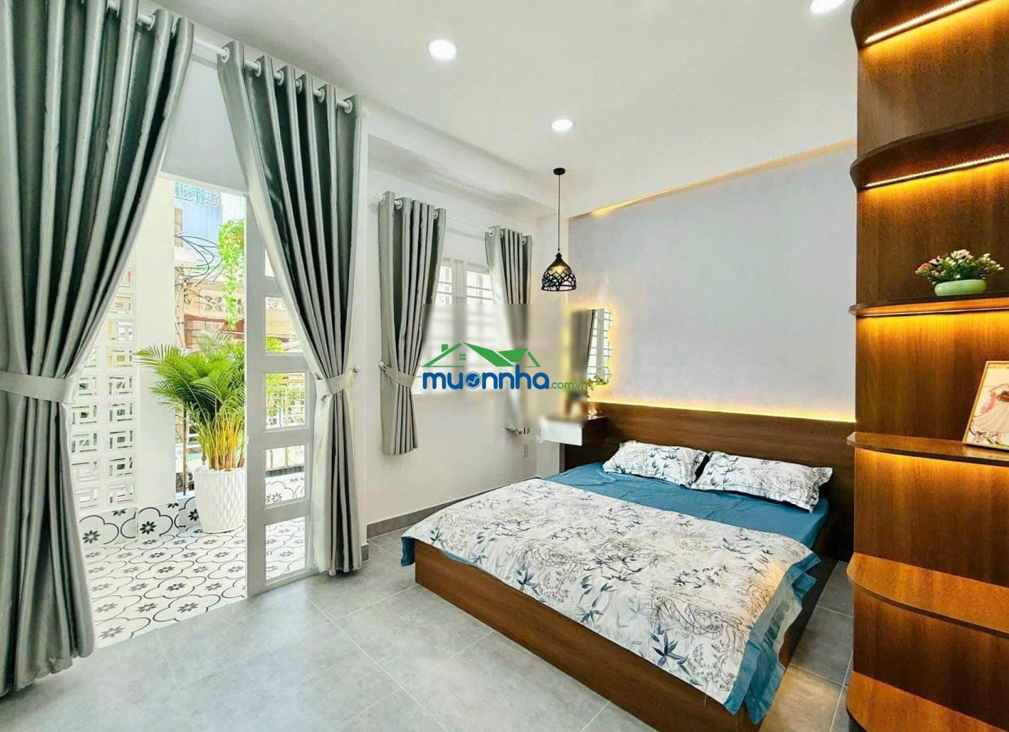 Xoay vốn kinh doanh bán gấp nhà 38,3m2 giá 1tỷ590 triệu đường phan văn trị phường 5 gò vấp sổ riêng - 3
