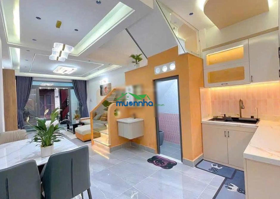 Nhà chính chủ hẻm xe hơi thông - kế trường mầm non bé xinh - xã hưng long 80m² - 4