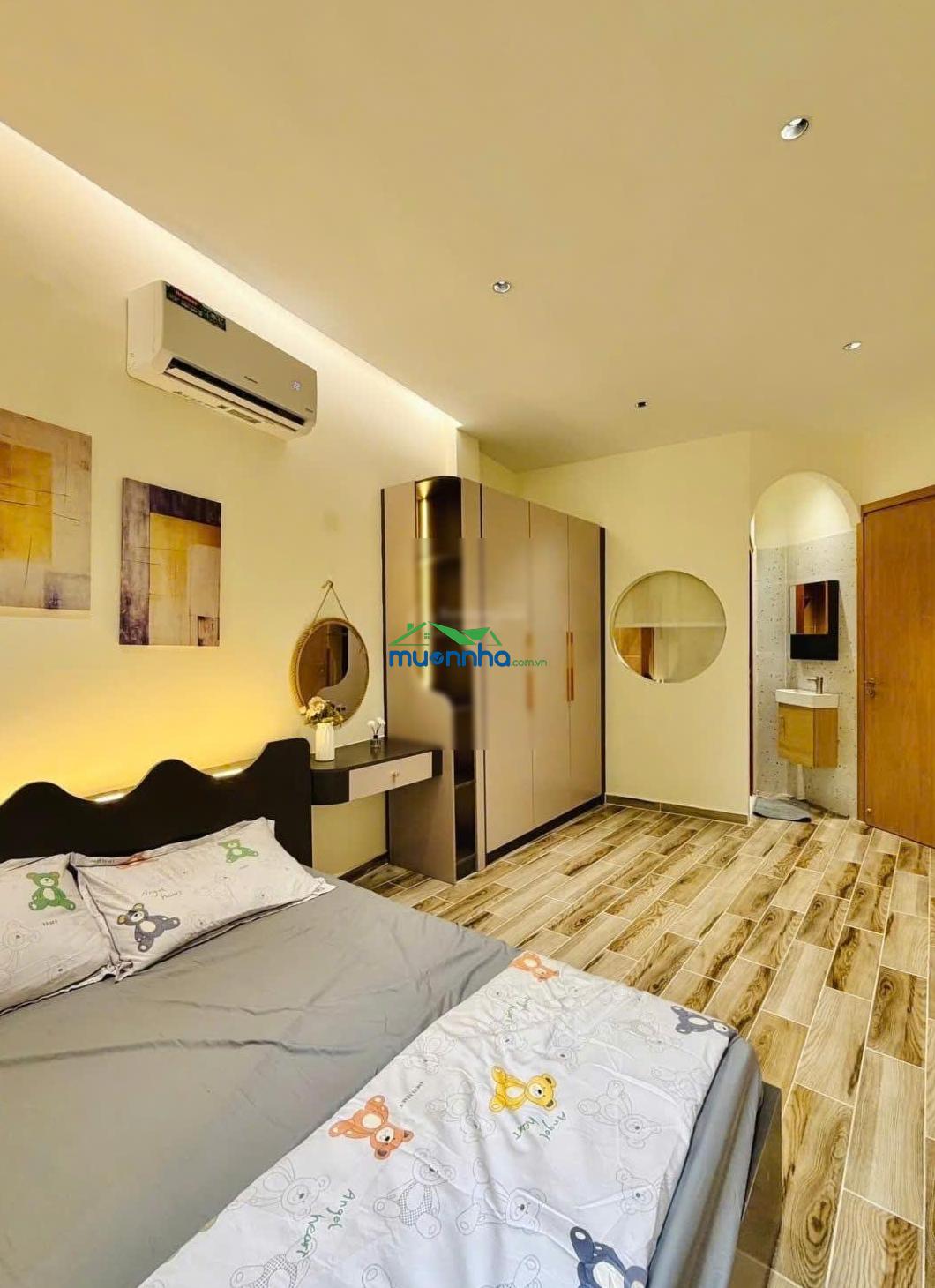 Nhà mới ở ngay, full nội thất cao cấp 68.7m2 - hxh 2 mặt thoáng, phạm văn chiêu, chỉ 80tr/m2 tlcc