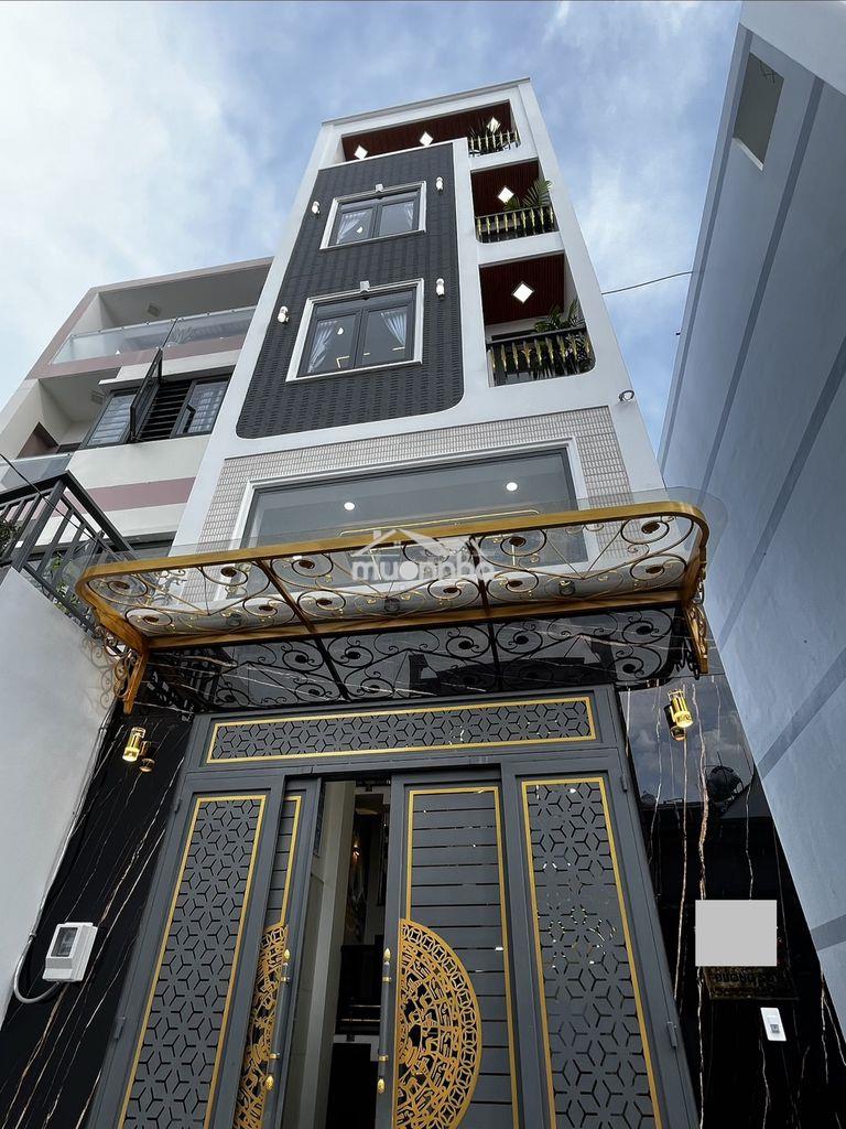 Nhà hxh đường số 5 ( giáp nguyễn sơn), dt 4.35mx16m, 4 lầu, nhà đẹp 