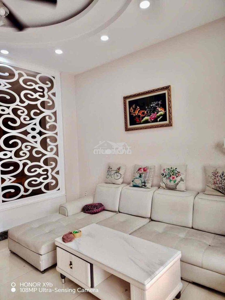 Cho thuê nhà 5x20 sân rộng ôtô đậu 1trệt 2lầu 4pn 3wc hẻm xe tải - 4