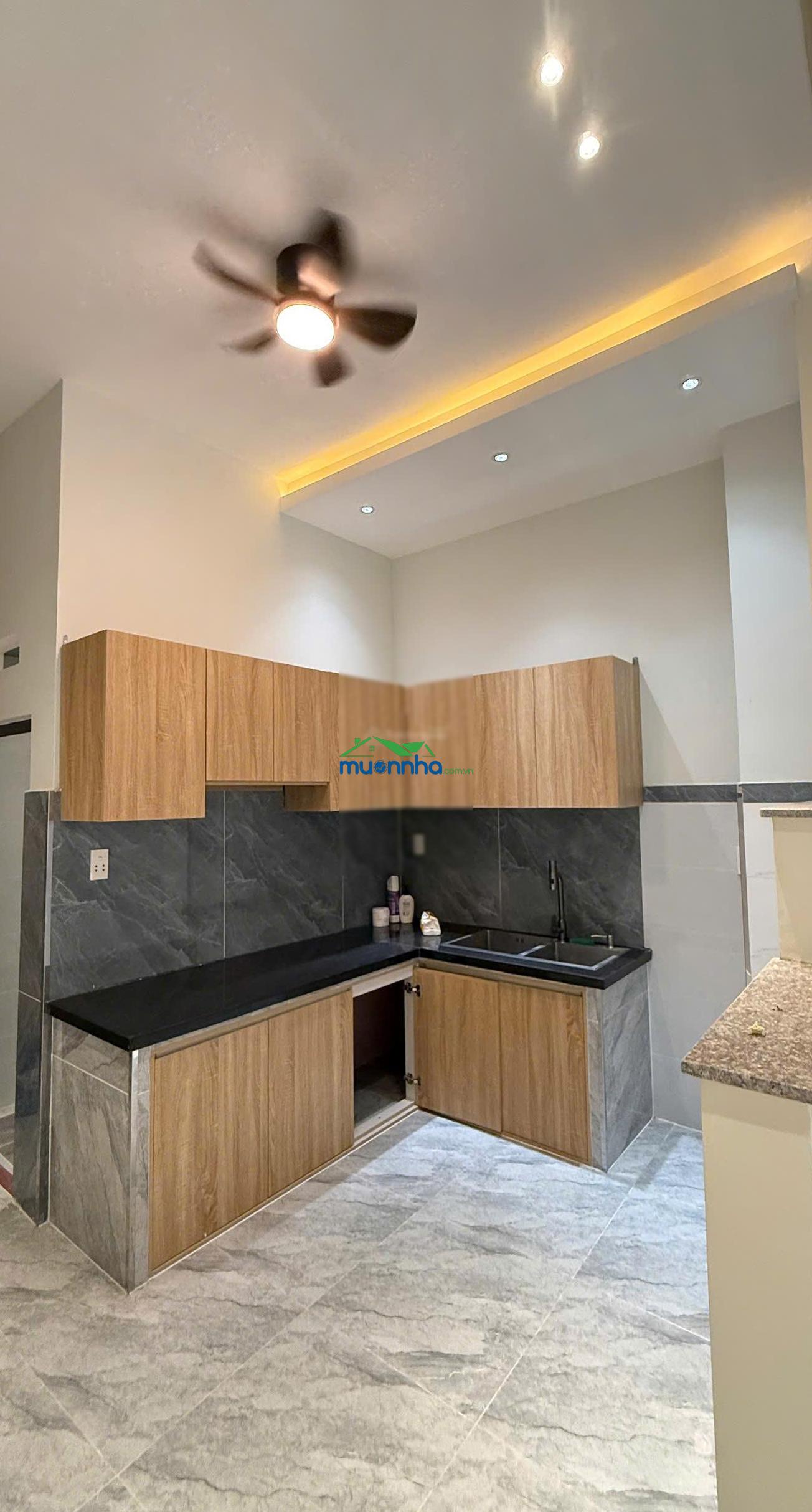 Giảm 100 triệu nhà riêng lê văn thọ gò vấp 1 trệt 2 lầu ô tô tận cửa - 3