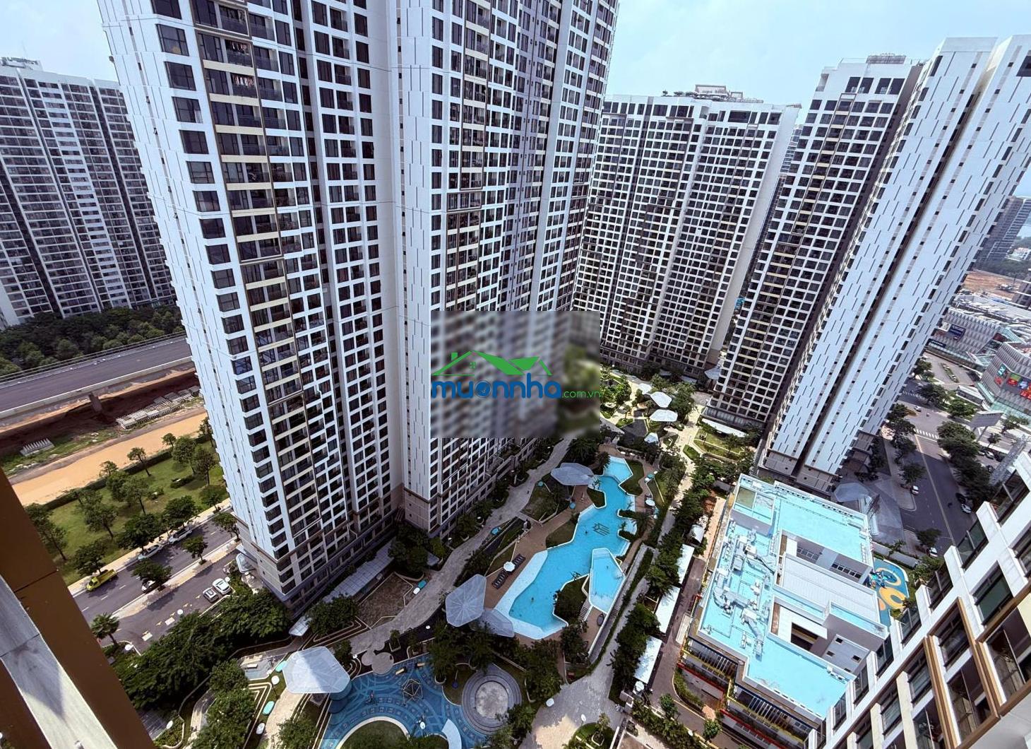 Bán căn 2pn 74m2 masteri centre point. giá 4,7 tỷ. sẵn sổ hồng. hướng đông bắc. view nội khu hồ bơi - 4