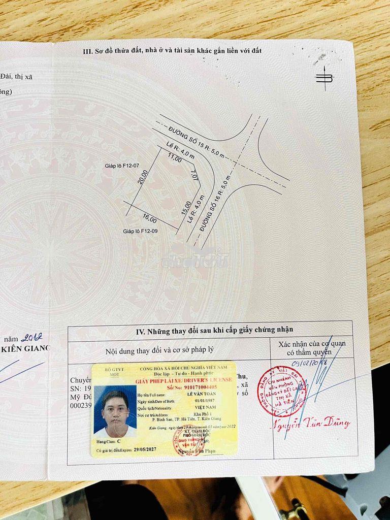Bán gấp đất thu hồi vốn