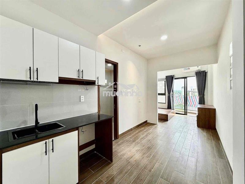 Căn hộ 1 phòng ngủ đang hoàn thiện rộng 35m2 nguyễn thái sơn