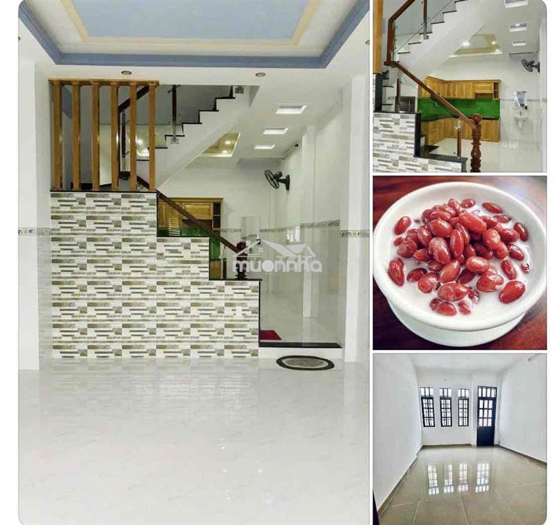 Nhà rộng mới, hẻm xe hơi, 1 trệt 2l sân thượng, 4p. ngủ ok