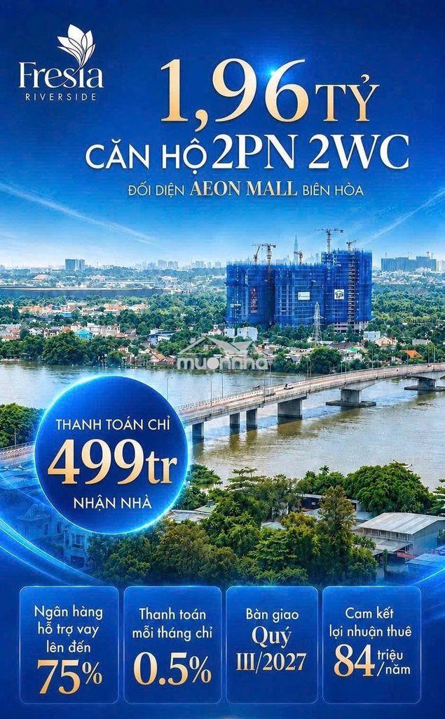 Đón sóng đô thị phía đông: căn hộ ven sông fresia riverside đã cất nóc