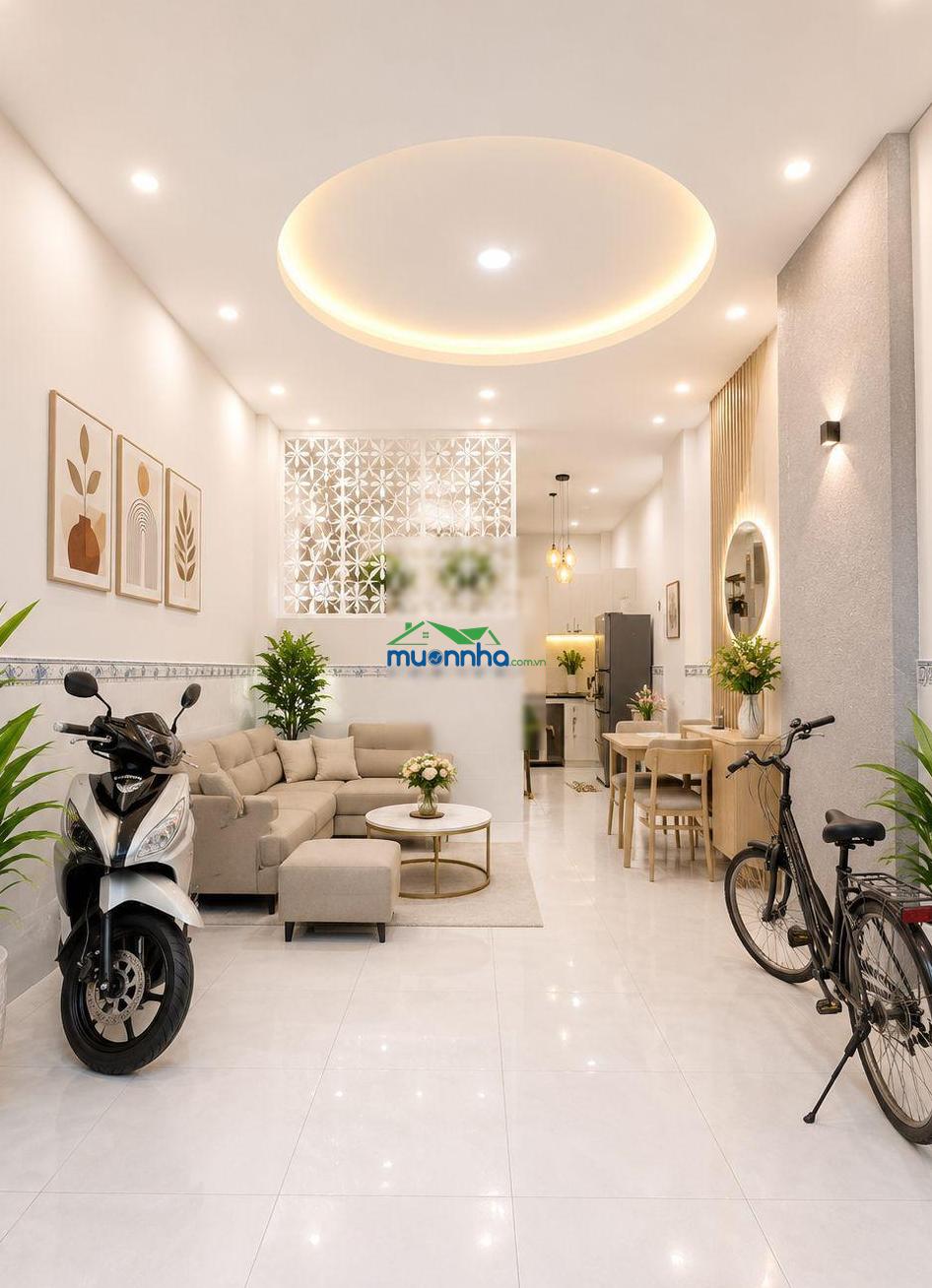 Nhà chính chủ 737 lạc long quân 4.4x10m 2 tầng đúc thật chỉ 4.59 tỷ