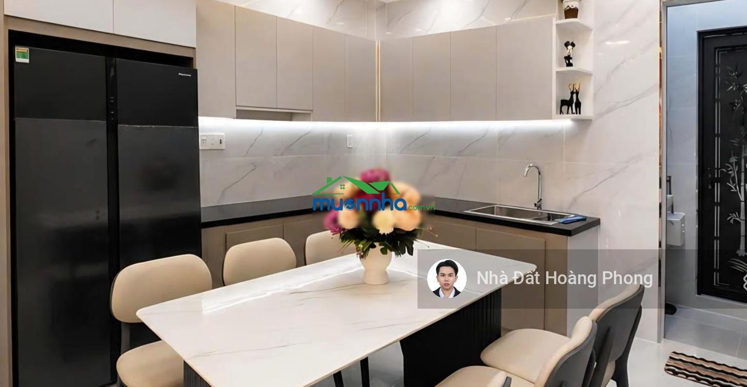 4 tầng - hẻm xe hơi - 0 lg - 60.4m2 - 4 phòng ngủ - bán nhà gần quang trung - trung tâm gò vấp - 4