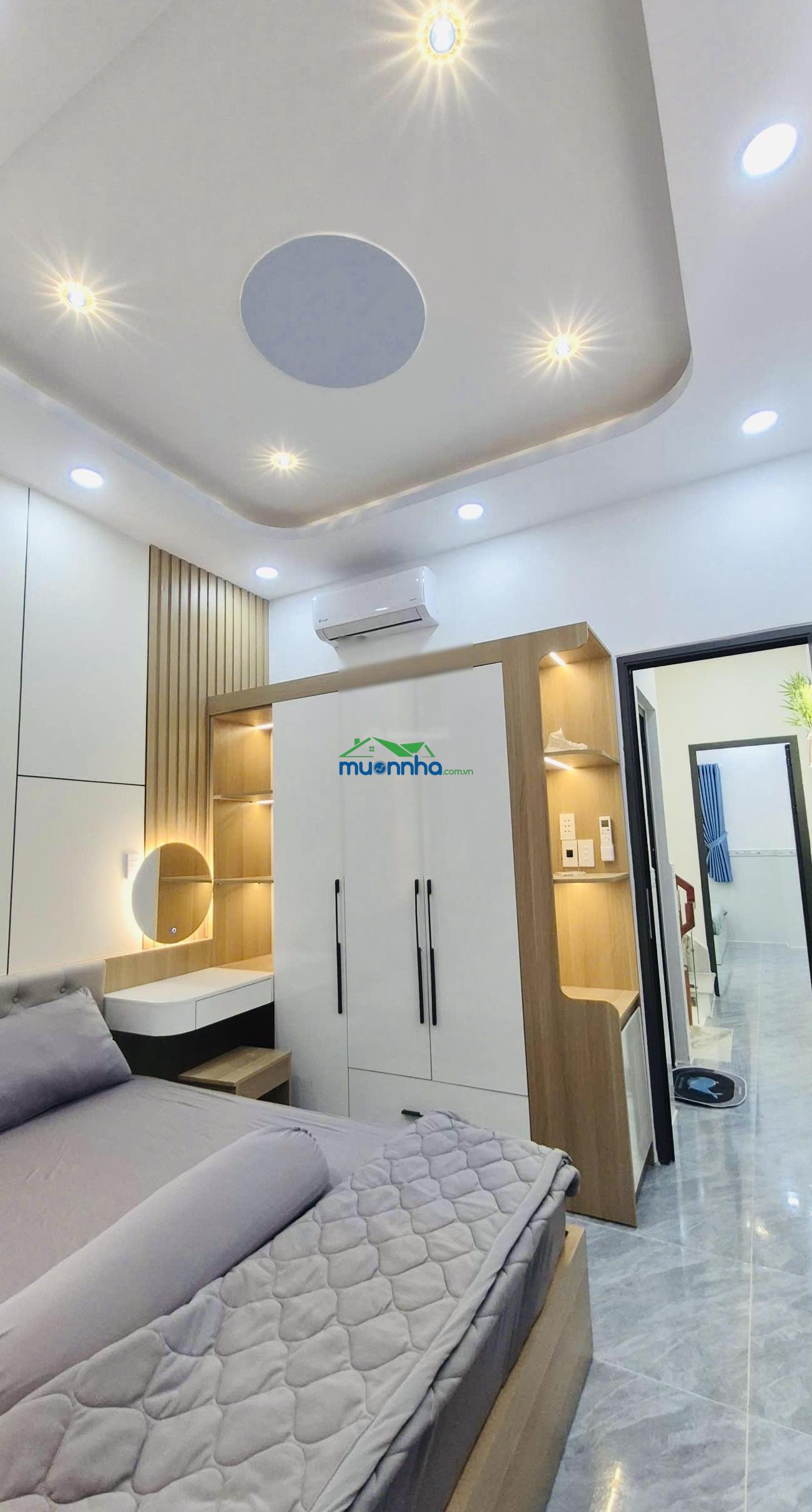 Nhà mới xây, full nội thất, hẻm 4m, hưng phú, 4 tầng, p10 q8 - 2